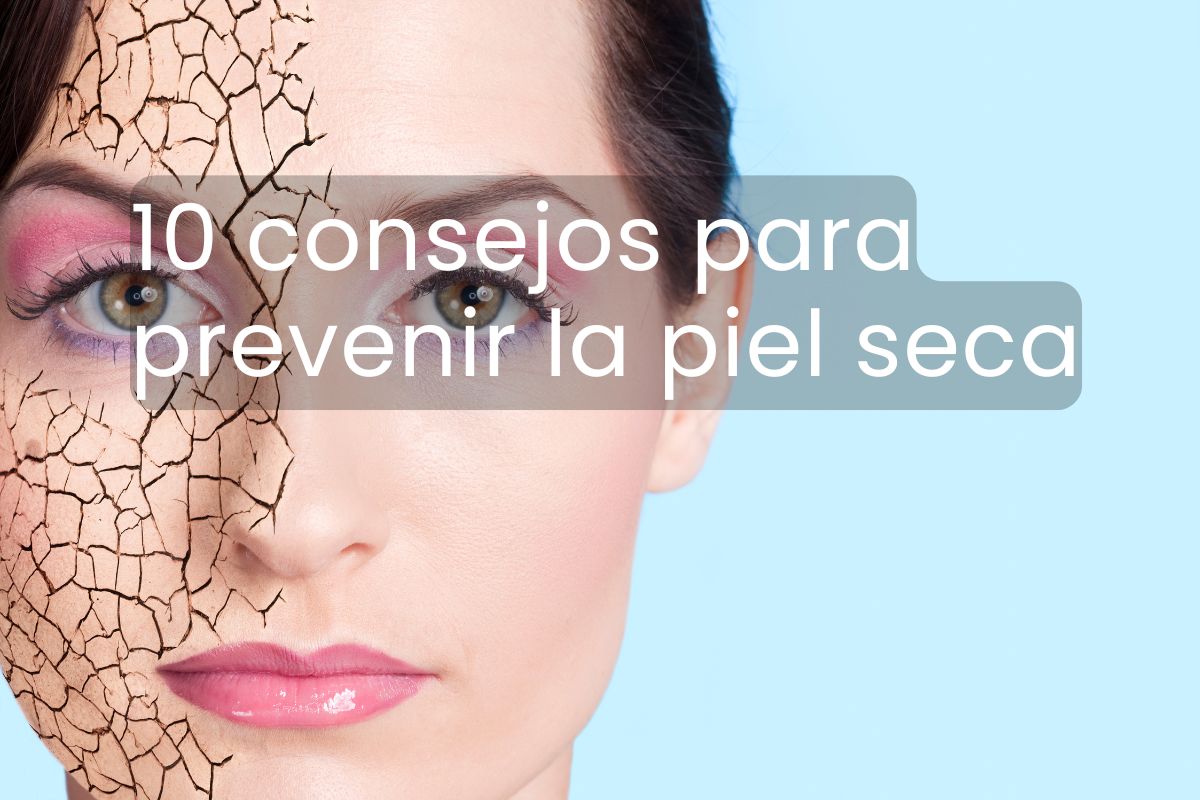 Mujer con piel seca