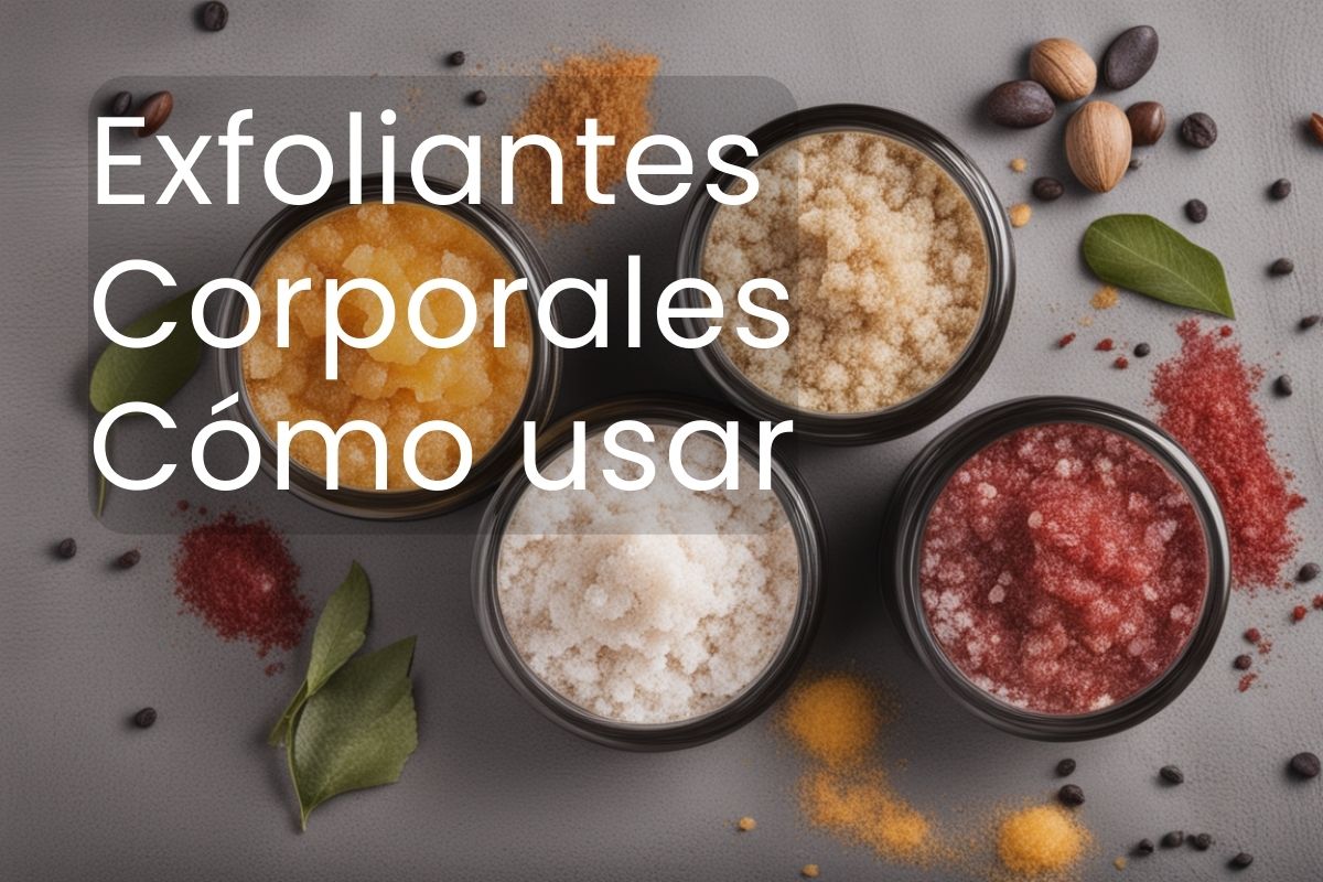 Imagen de multiples tarros con exfoliantes corporales