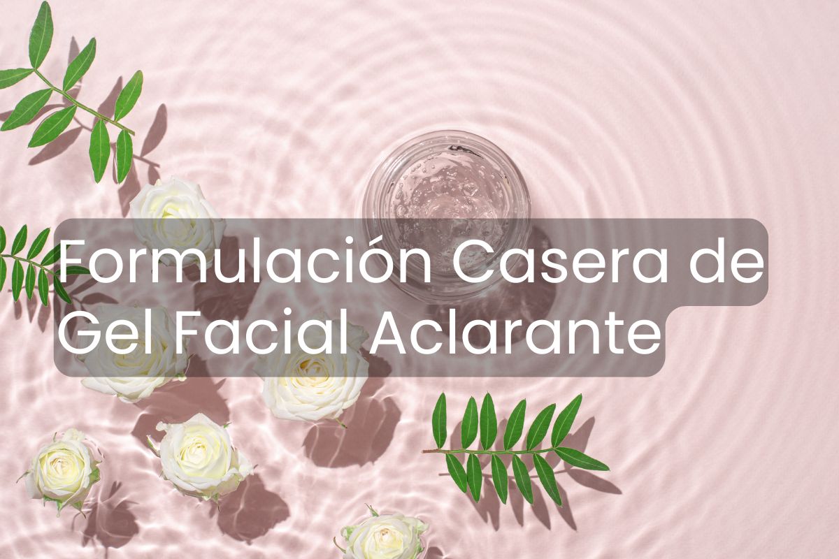 Imagen de un tazón con gel y rosas
