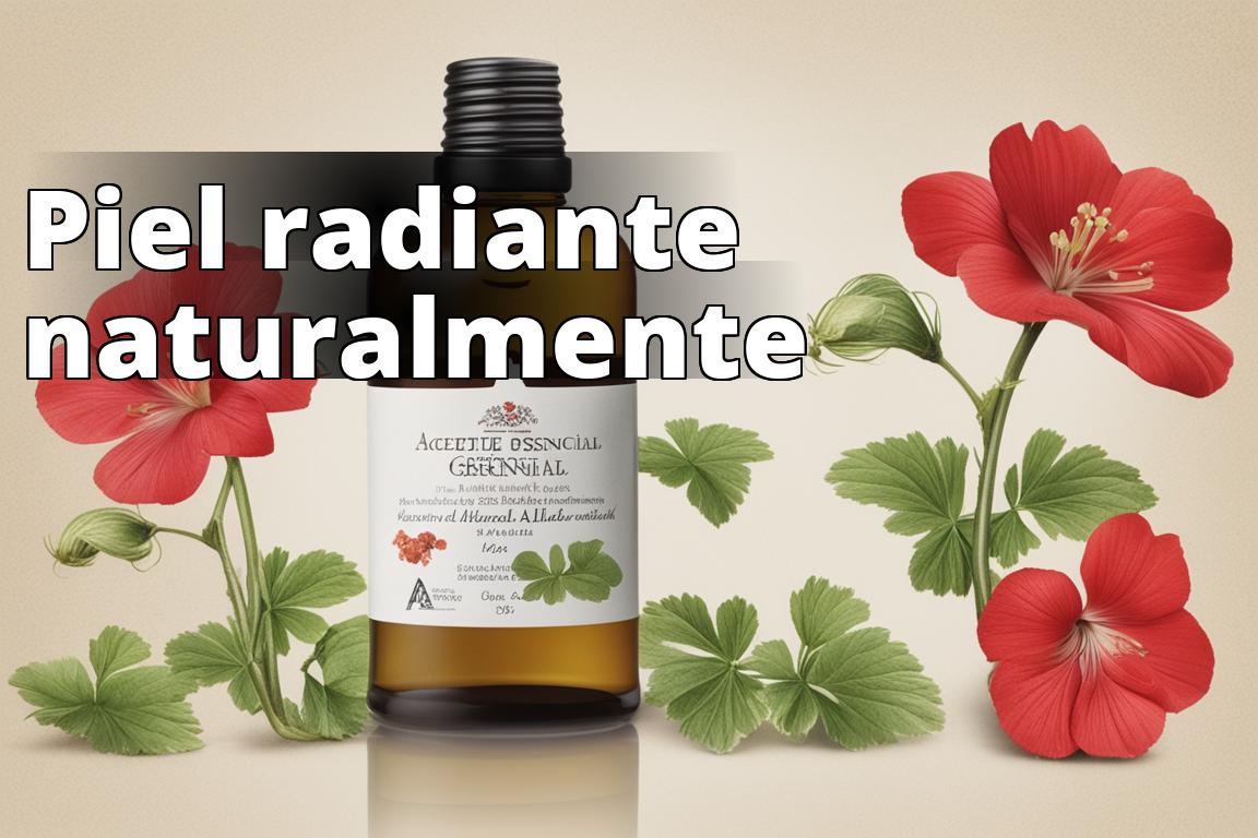 Los beneficios del aceite de geranio