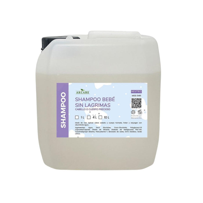 Bidon 4L Shampoo Bebe sin Lagrimas AKCARE