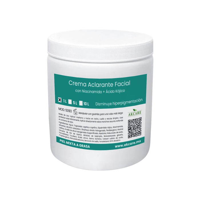 Tarro 1L Crema Aclarante Facial AKCARE