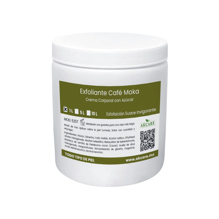 Tarro 1L Cream Exfoliante Cafe Moka AKCARE