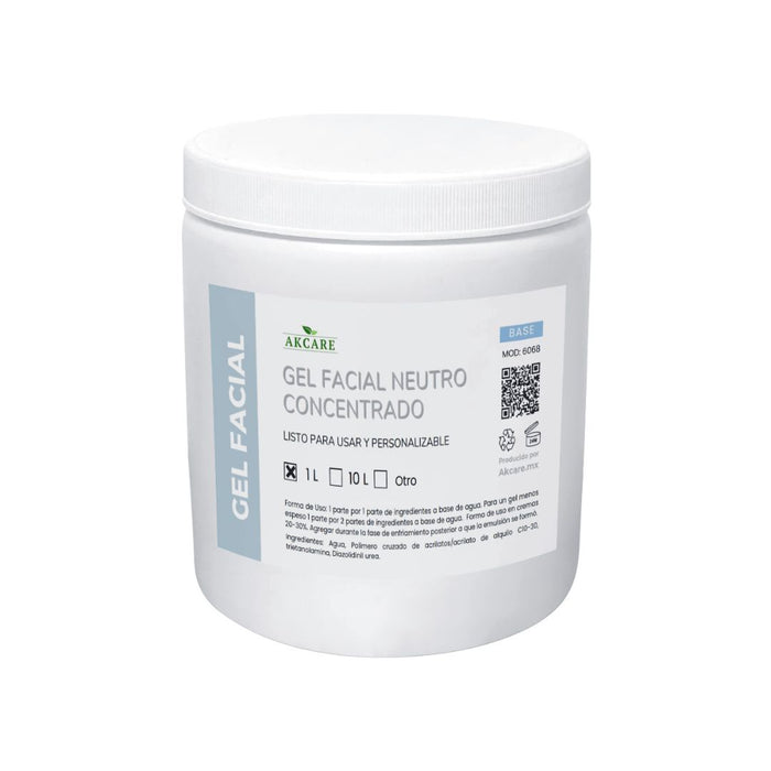 Tarro 1L Gel Facial Neutro AKCARE