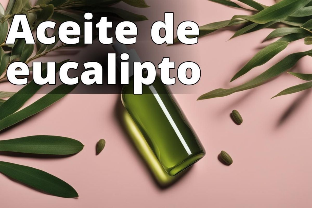 Un frasco de aceite de eucalipto puro