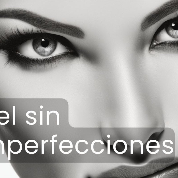 La piel hermosa de una mujer sin imperfecciones