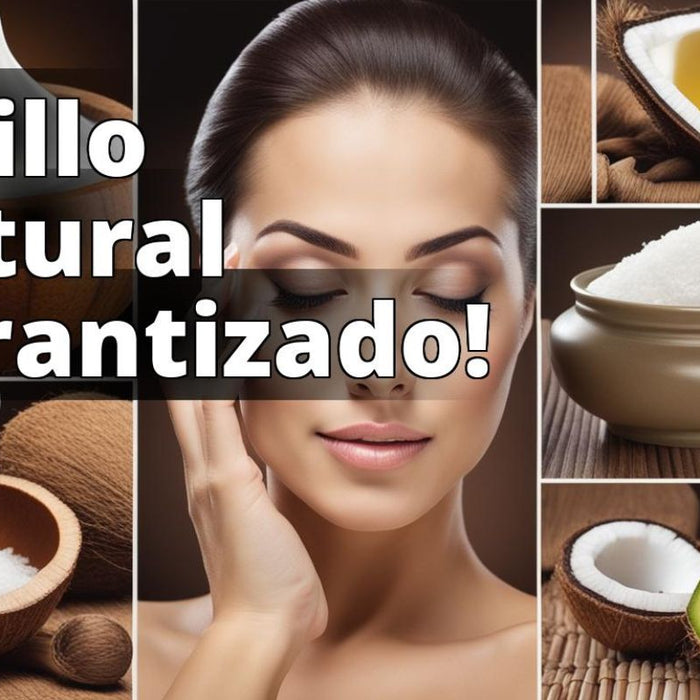 Un collage de los beneficios del aceite de coco para la piel