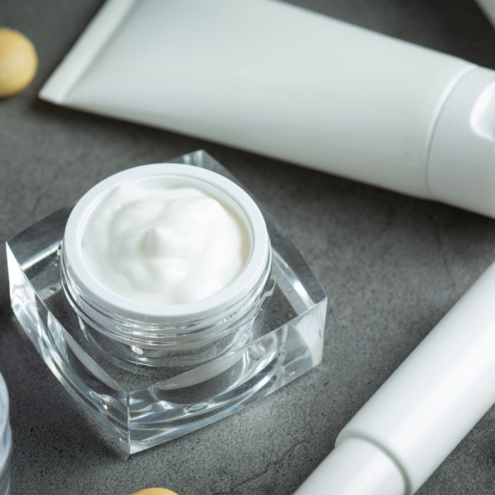 Empaque para la crema corporal nutritiva hecha en casa