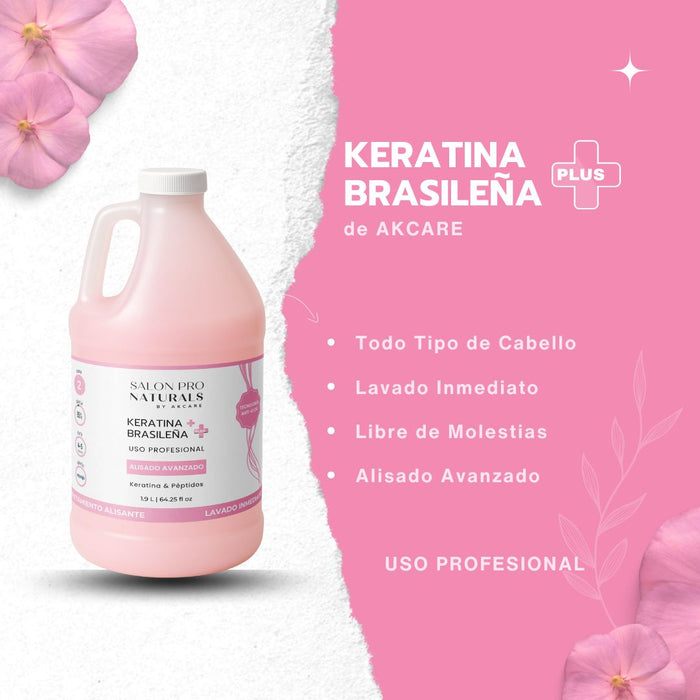 Keratina Brasileña Plus Pro 1.9 L