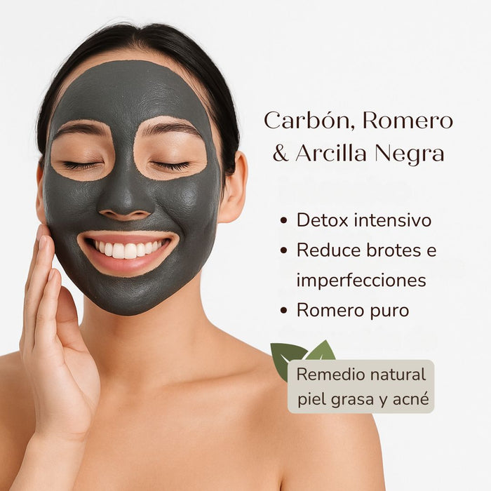 Mascarilla de Barro con Carbon Activado Marca Blanca