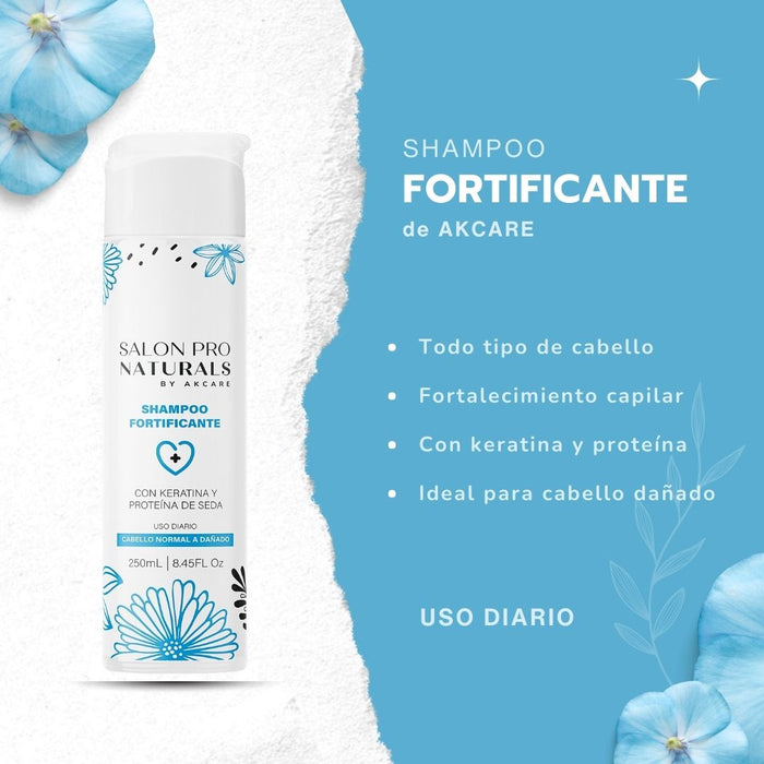 Shampoo Fortificante sin Sal para Keratina