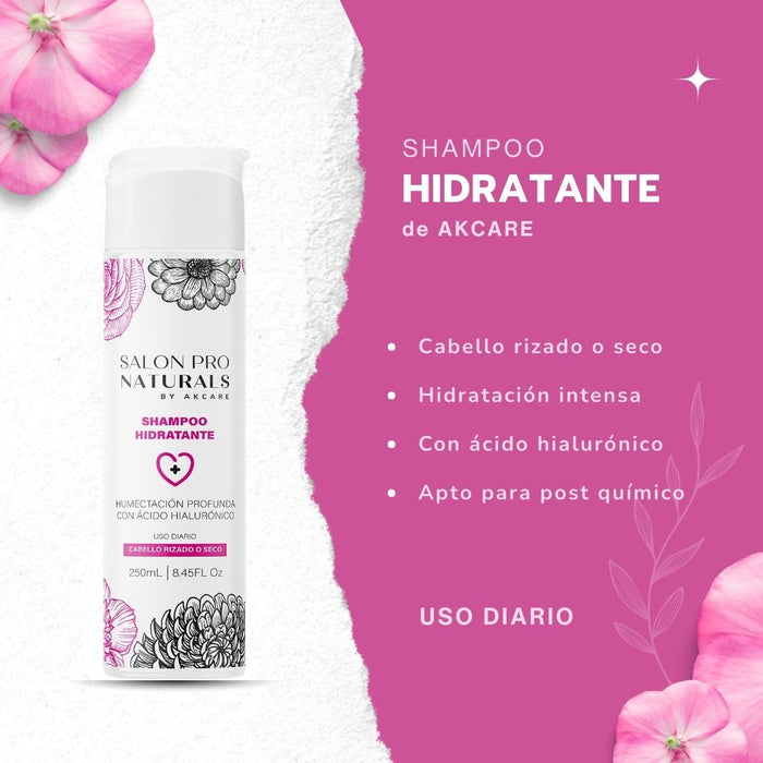 Shampoo Hidratante para Cabello Rizado