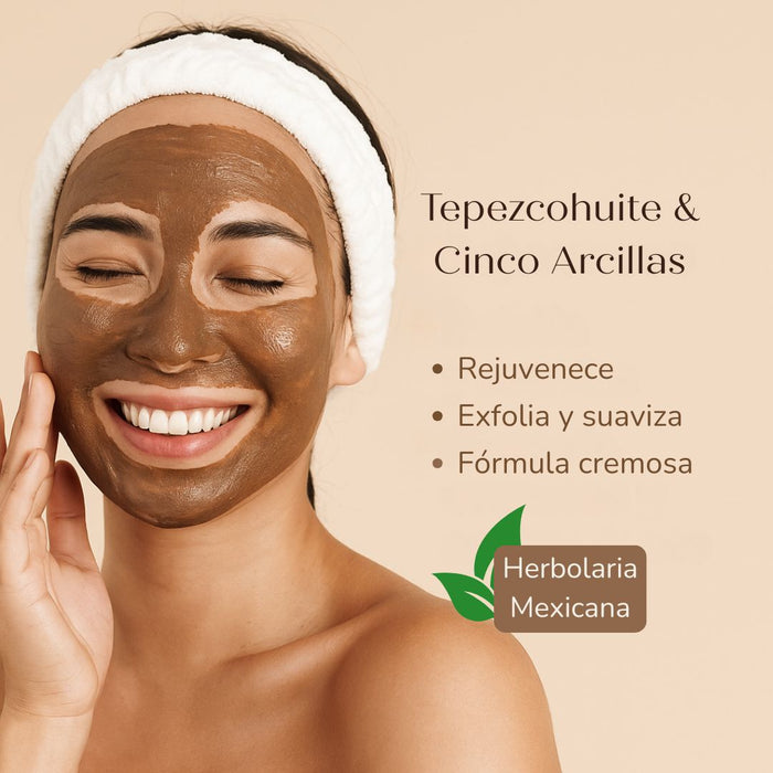 Mascarilla Facial Exfoliante de Tepezcohuite