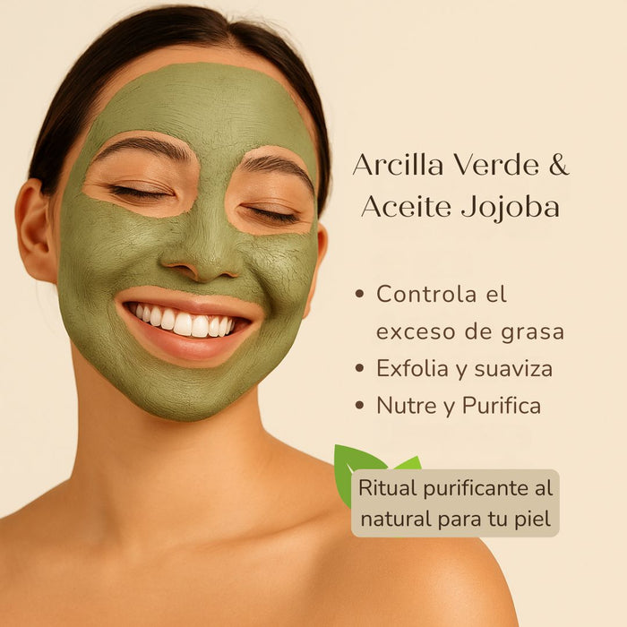 Mascarilla de Barro Purificante Arcilla Verde