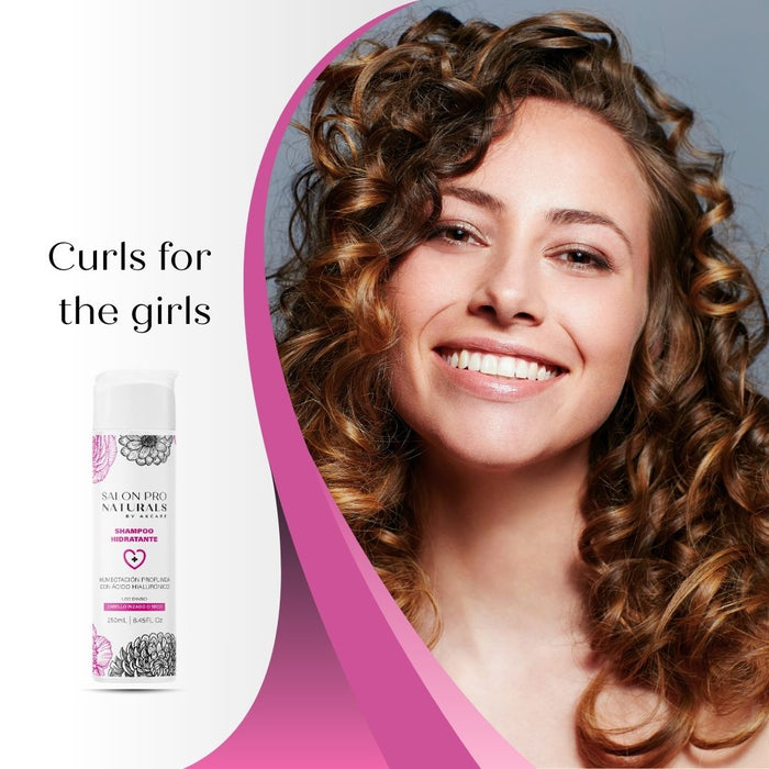 Shampoo Hidratante para Cabello Rizado