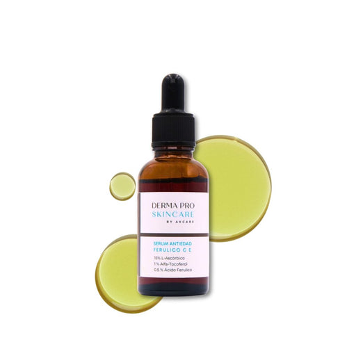 Frasco de Suero Vitamina C Ferulico Derma Pro AKCARE