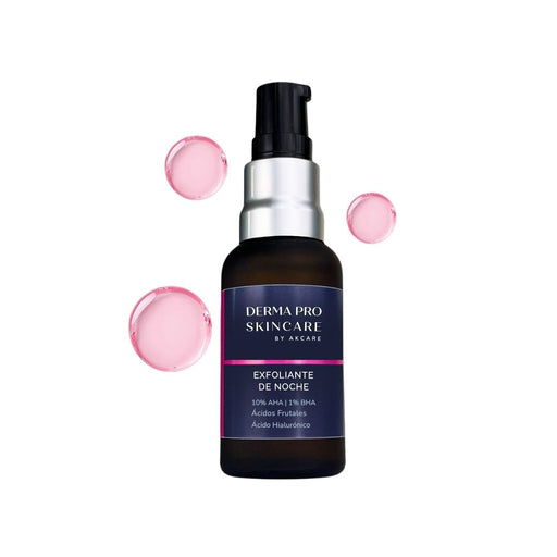 Frasco de Exfoliante de Noche Glicolico Derma Pro AKCARE