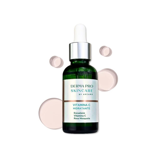 Frasco de Serum Vitamina C Escualeno Derma Pro AKCARE