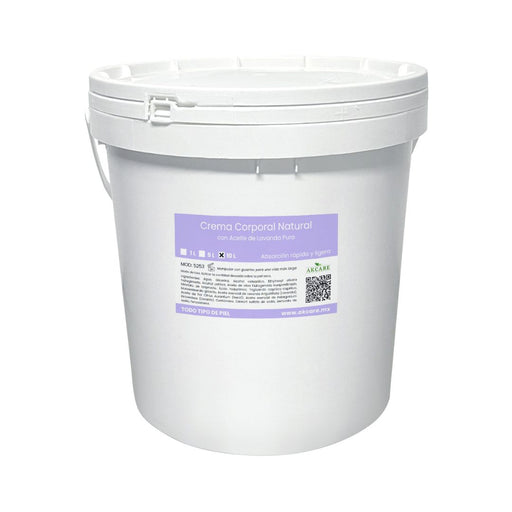 Cubeta 10L Crema Corporal Natural Lavanda AKCARE