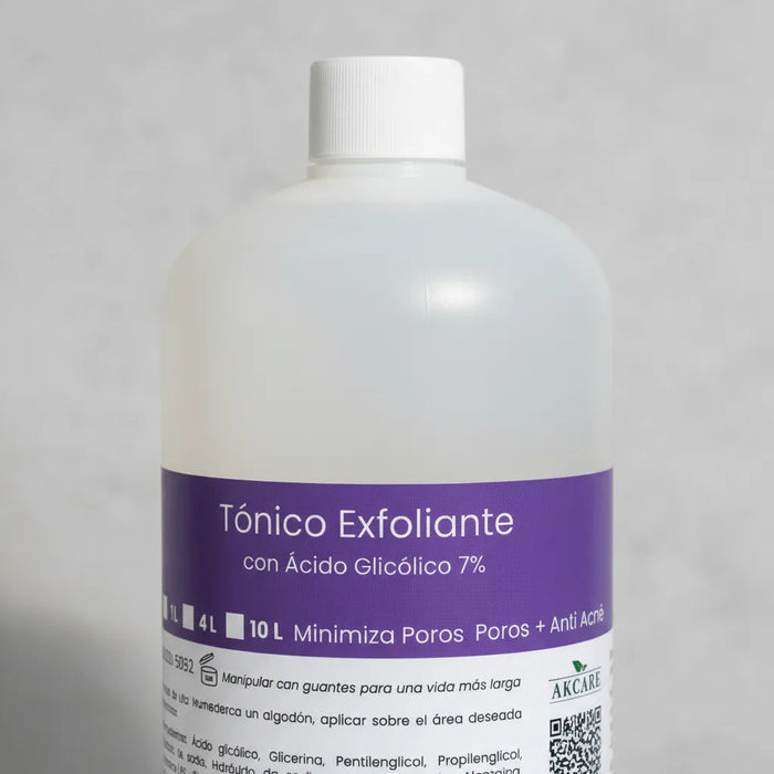 Tónico Exfoliante Facial Ácido Glicólico 7%