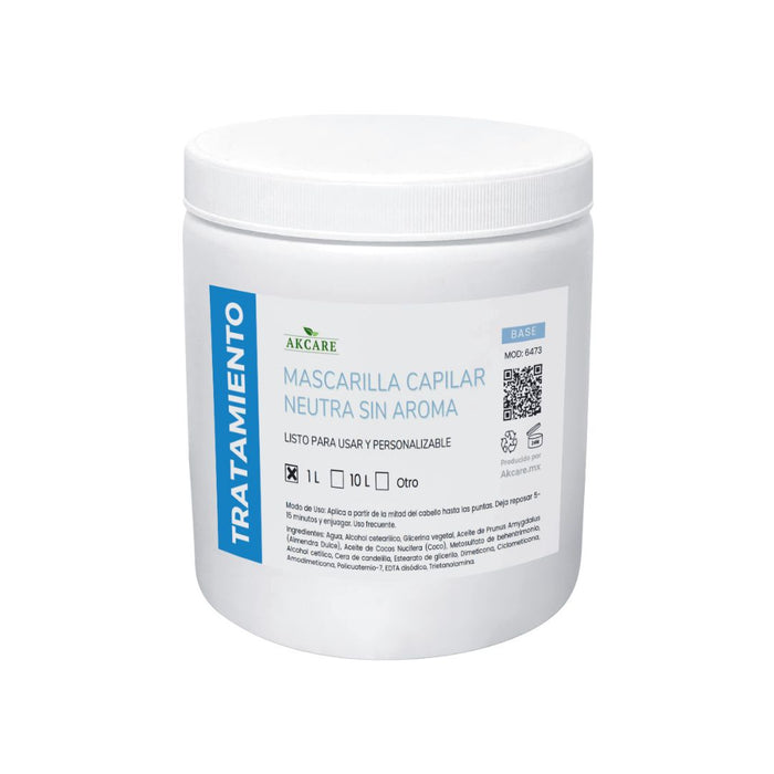 Tarro 1L Mascarilla Capilar Neutra AKCARE