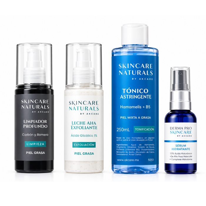 Kit Rutina Completa Piel Grasa Skincare